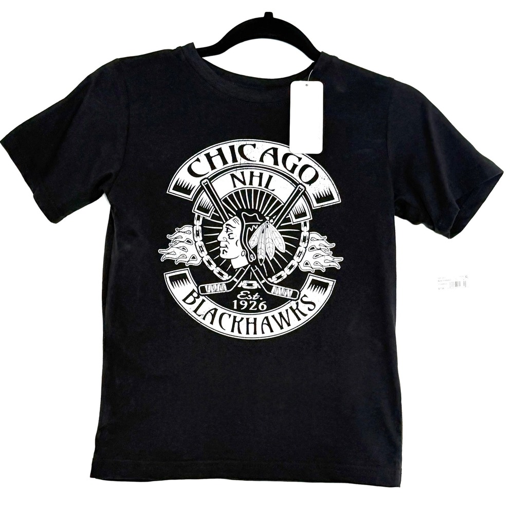 NWT Chicago Blackhawks Boys S 6/7 NHL Graphic T-Shirt